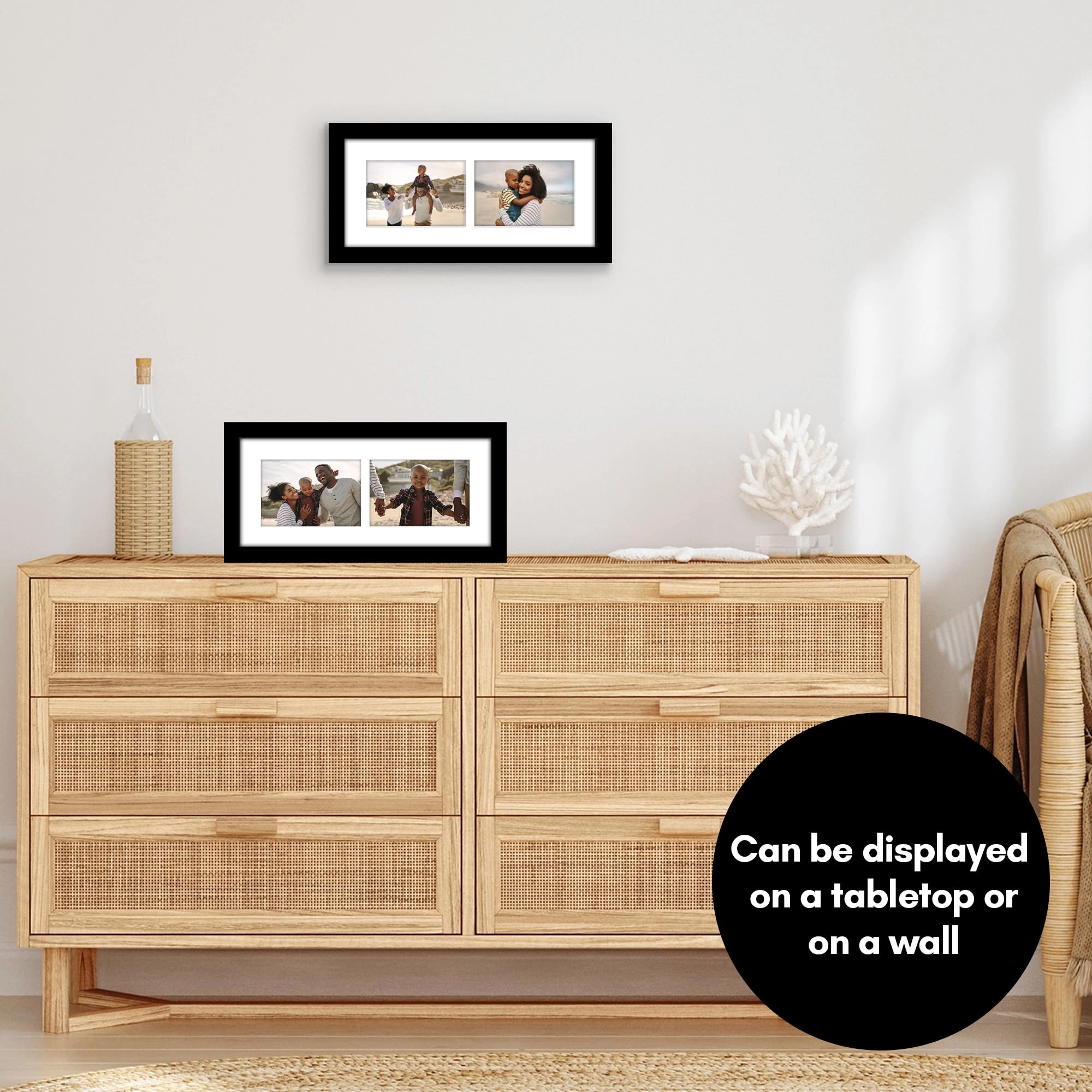 Hinged Double Picture Frame - 4X6 2