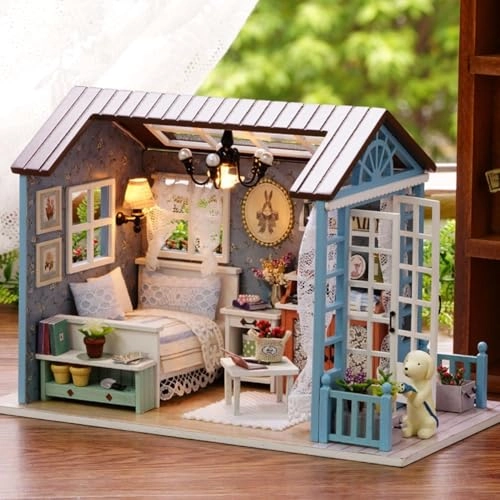Miniature Dollhouse Kit - Blue Time