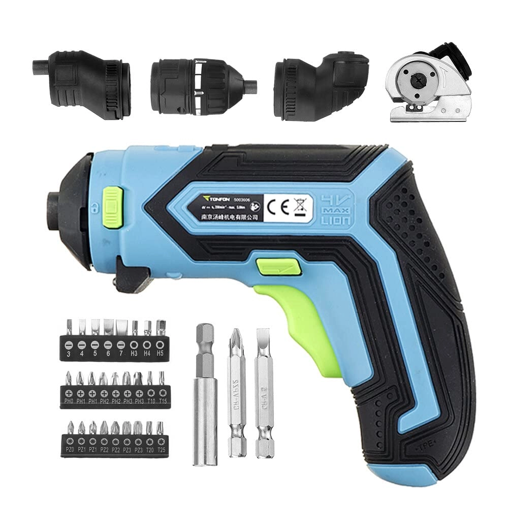 Wnew 4 In 1 Multifunction Mini Cordless Electric Screwdriver - 1500 mAh