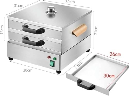 Electric Steamer - 2 Layer 3 Trays