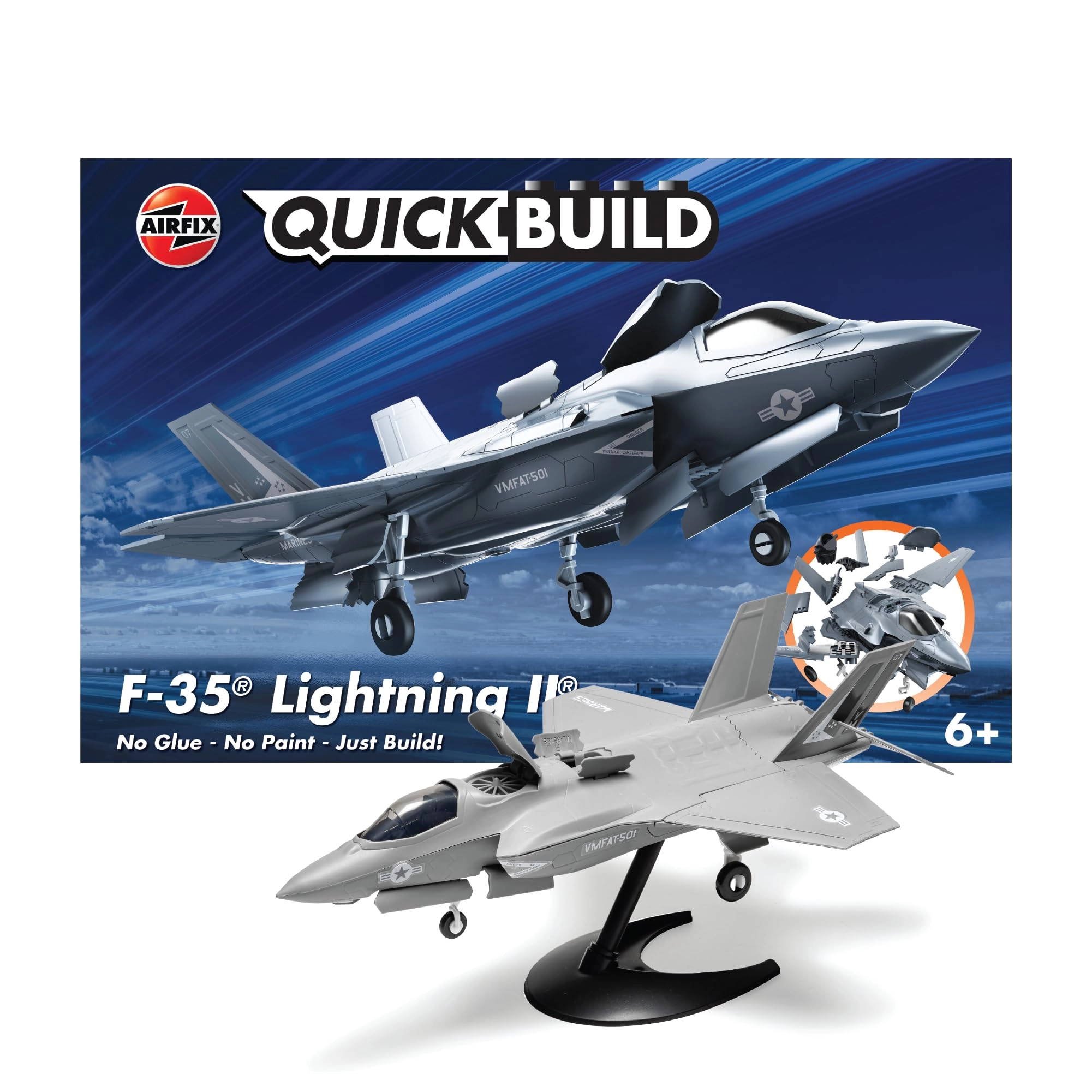 Airfix F-35B Lightning II (J6040) - QUICKBUILD Multicoloured