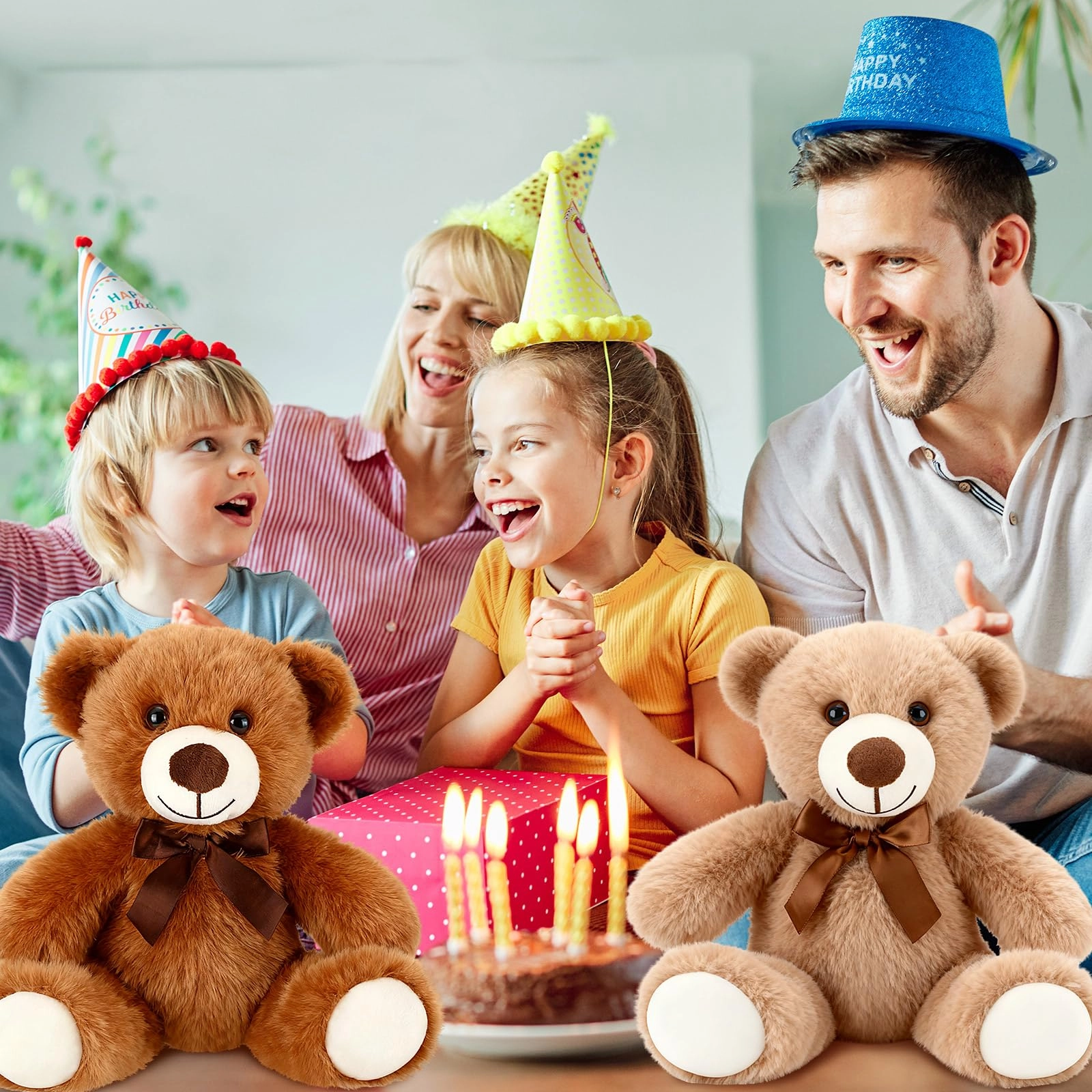 Teddy Bears - 35 cm 4 Pack