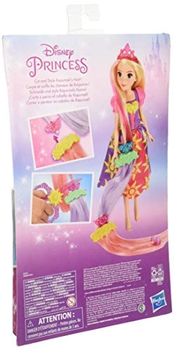 Rapunzel Fashion Doll - Cut and Style Hair Extensions Play Scissors Ages 3+