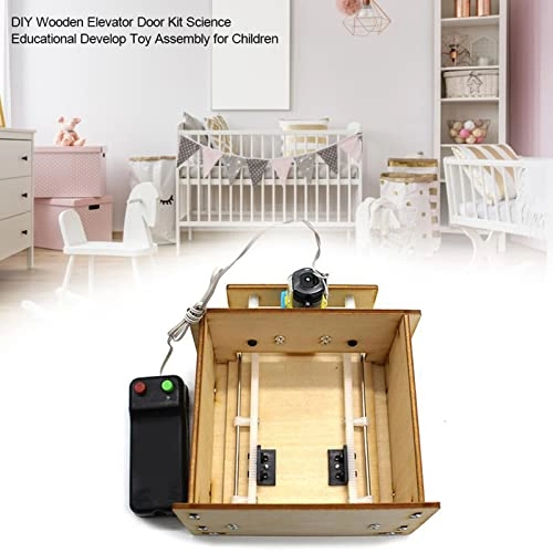 Wooden Elevator Door Building Kit Geometry - 14 years+