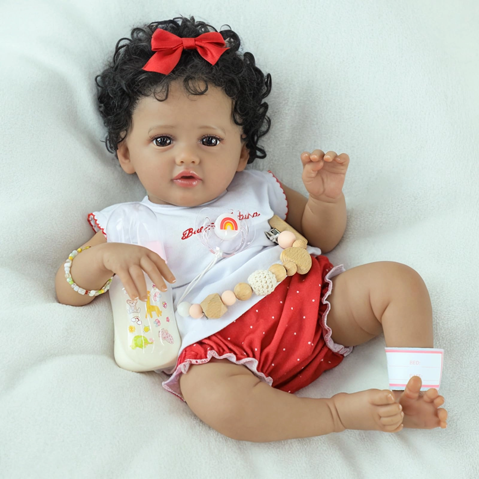 Reborn Baby Doll - 20-Inch Vinyl African American Ages 3+