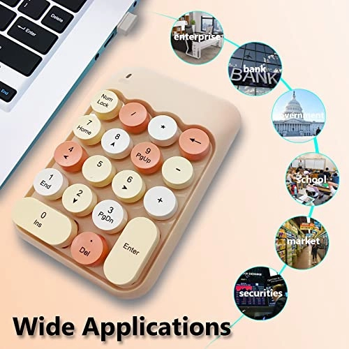 X910 - Wireless Numeric Keypad Black Red