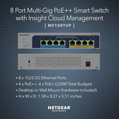 MS108TUP-100NAS - 8-ports