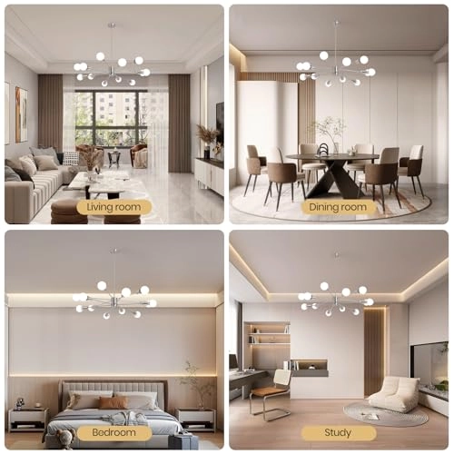 Sputnik Pendant Chandelier - Dimmable