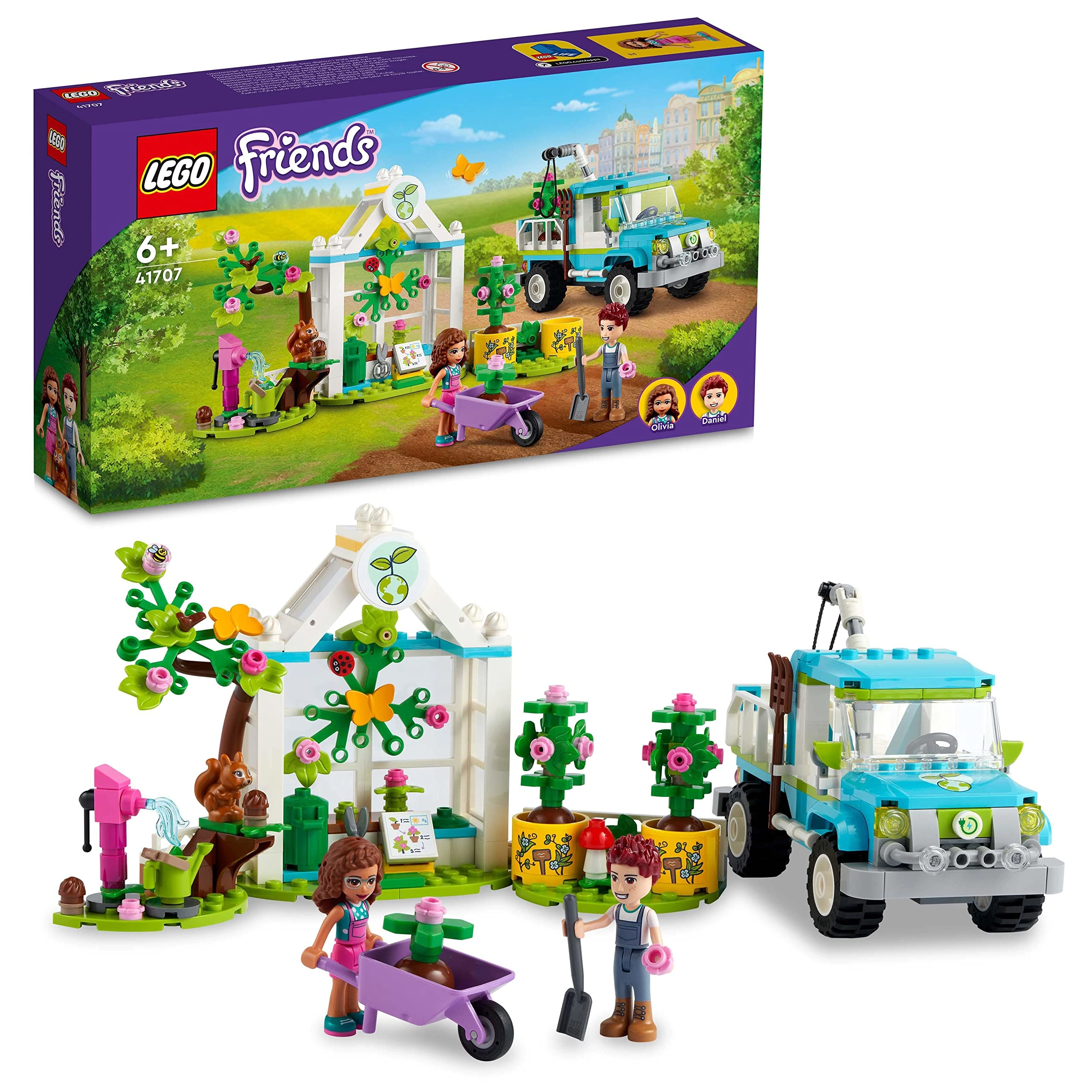 LEGO Friends Tree-Planting Vehicle (41707) - Ages 6+ Multicolor