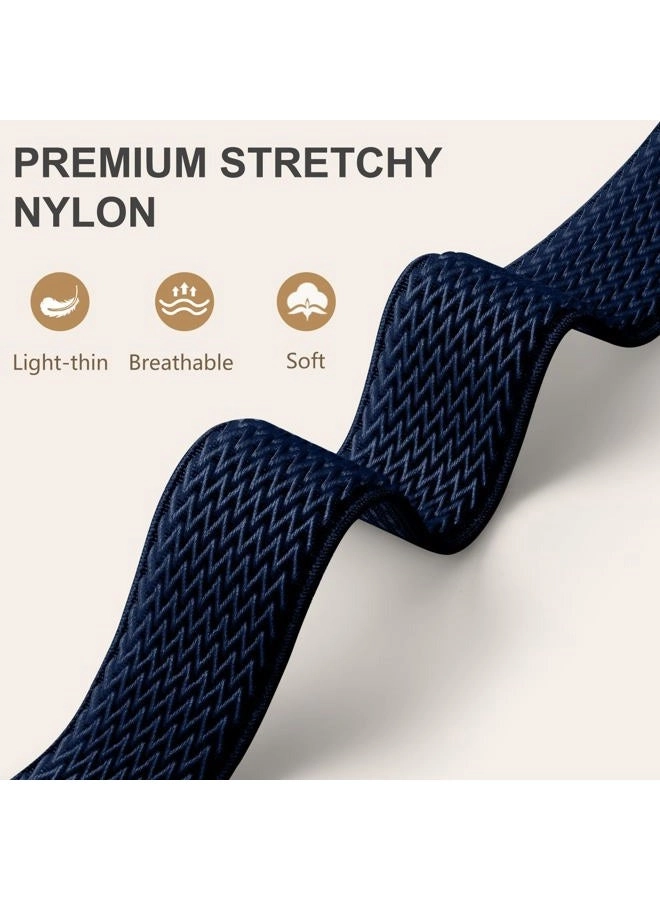Stretchy Braided Bands - Adjustable Nylon Compatible with Apple Watch Pack