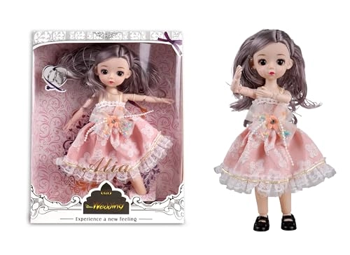 Beautiful Doll - 9 Inch Plastic Wedding Dress Ages 3+