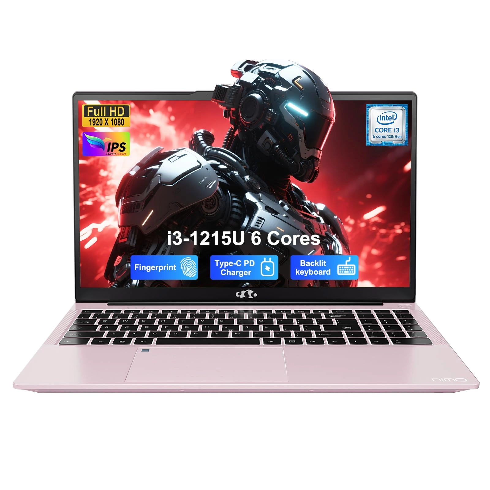 NIMO 15.6 FHD-IPS-Business-Laptop NIMO - 15.6'' Core i3-1215U 32GB DDR4 2TB SSD