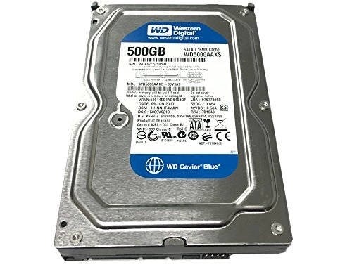 (Refurbished) Caviar Blue 3.5" 7200rpm 16MB SATA 3.0Gb/s (WD5000AAKS/CR) - 500GB