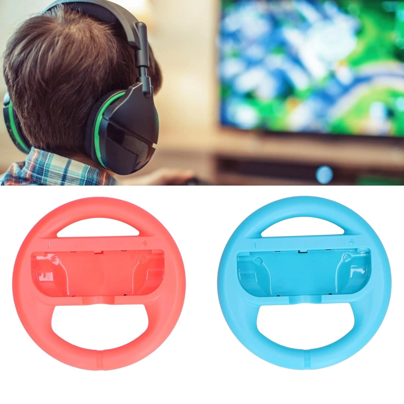 Steering Wheel - Red and blue Switch