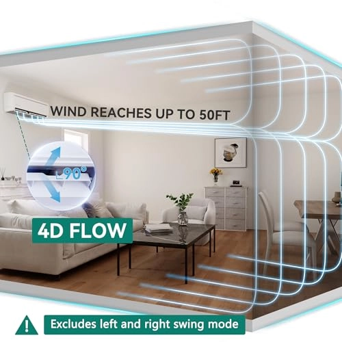 18000 BTU Mini Split Air Conditioner - Wi-Fi