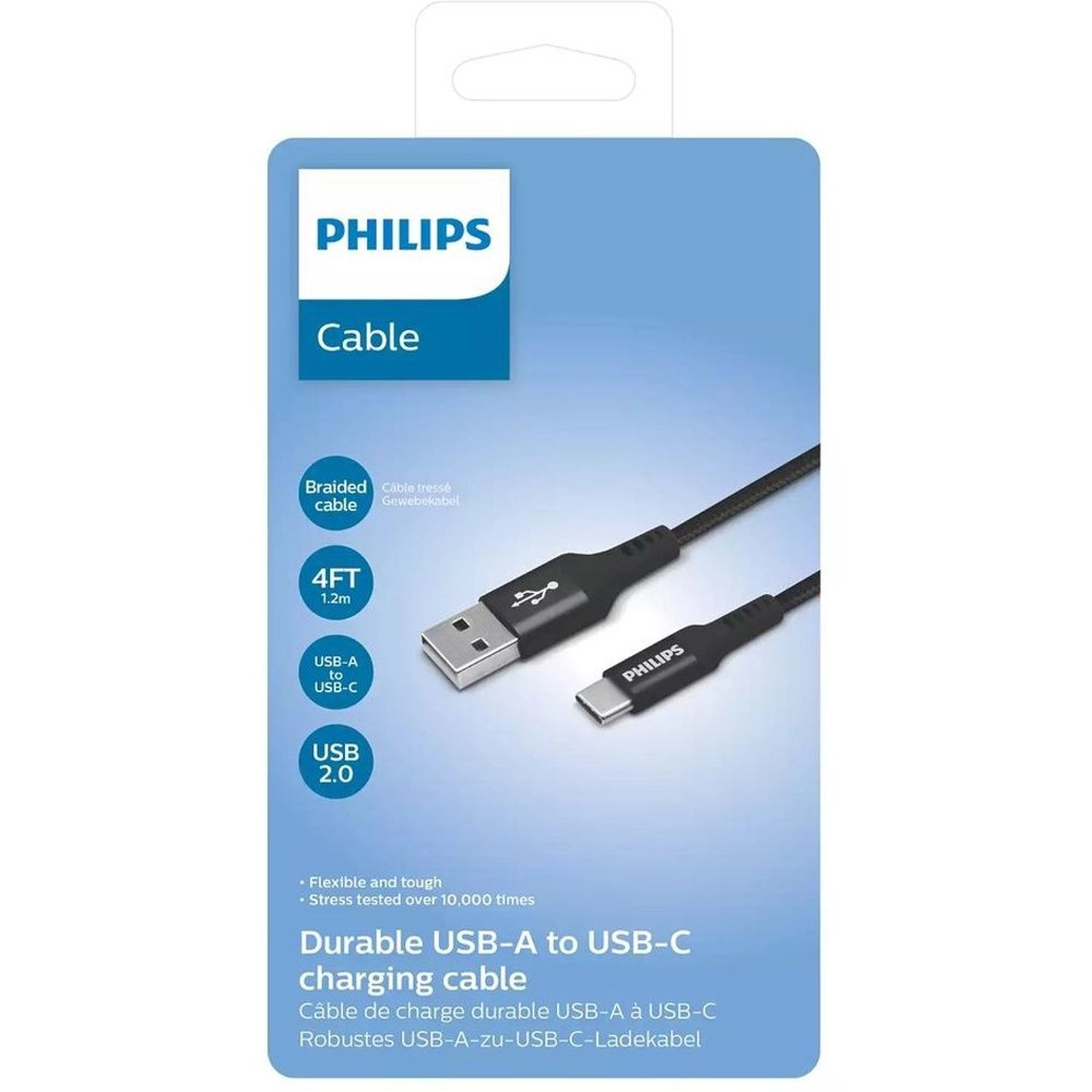 Standard Cable USB-A to USB-C 1.2m Braided