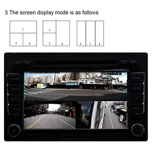 4CH Mobile Vehicle Car DVR - 1080p