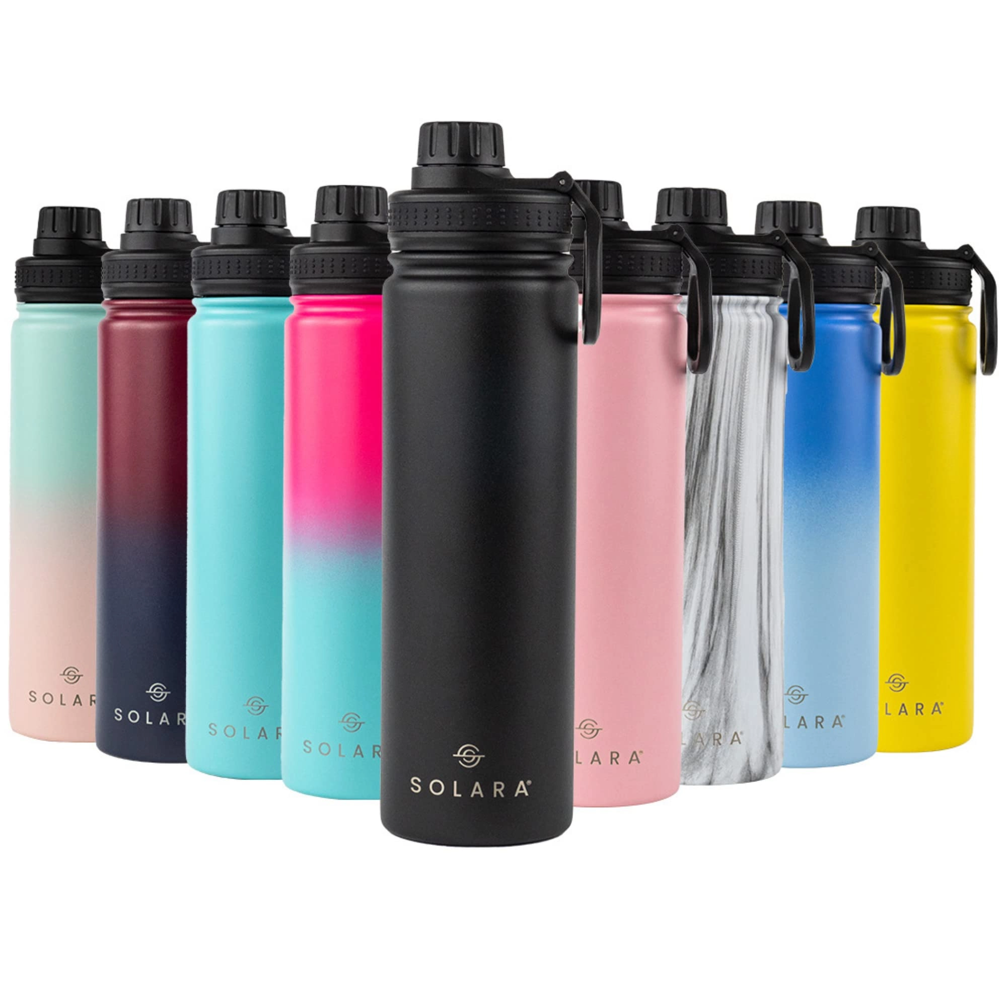 Solara Home Stainless Steel SOL-INS-WB-101 Insulated Water Bottle - 650ml
