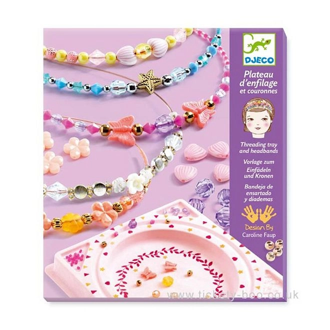 DJECO Precious Headbands Workshop Kit - Ages 8-14 4 Designs