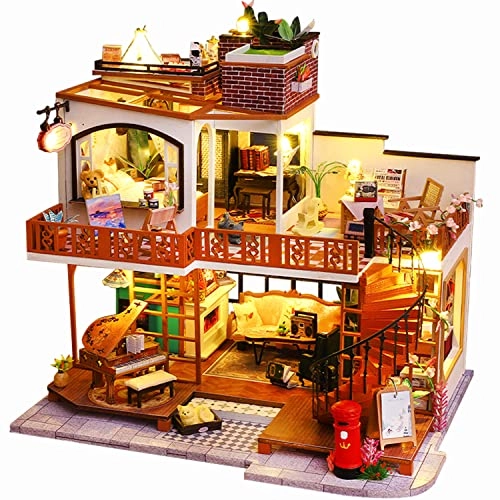 DIY Miniature Dollhouse Kit - Mini 3D Wooden Music Movement