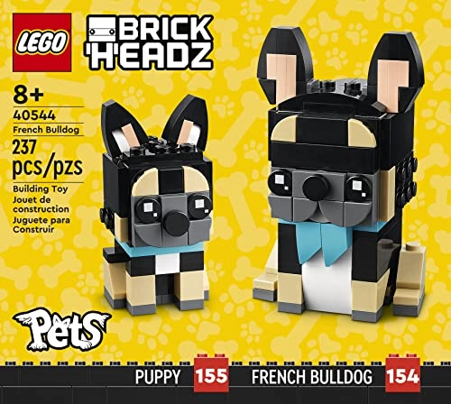 BrickHeadz French Bulldog and Puppy (40544) - 2 models