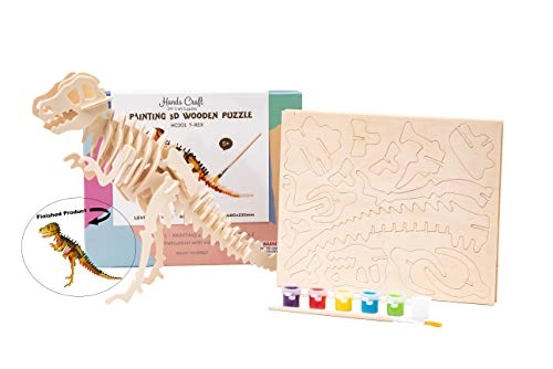 DIY Wooden Puzzle with Paint Kit - 5 months and up 29 pieces