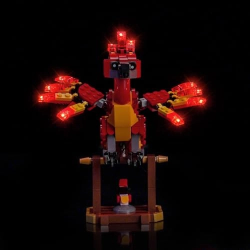 Fawkes Dumbledore's Phoenix - LED Light Set Compatible with 76448
