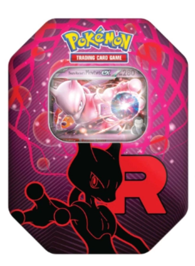 Pokémon Team Rocket Collector Tin + Booster Pack - 5pcs + Promo Card - Nidoking