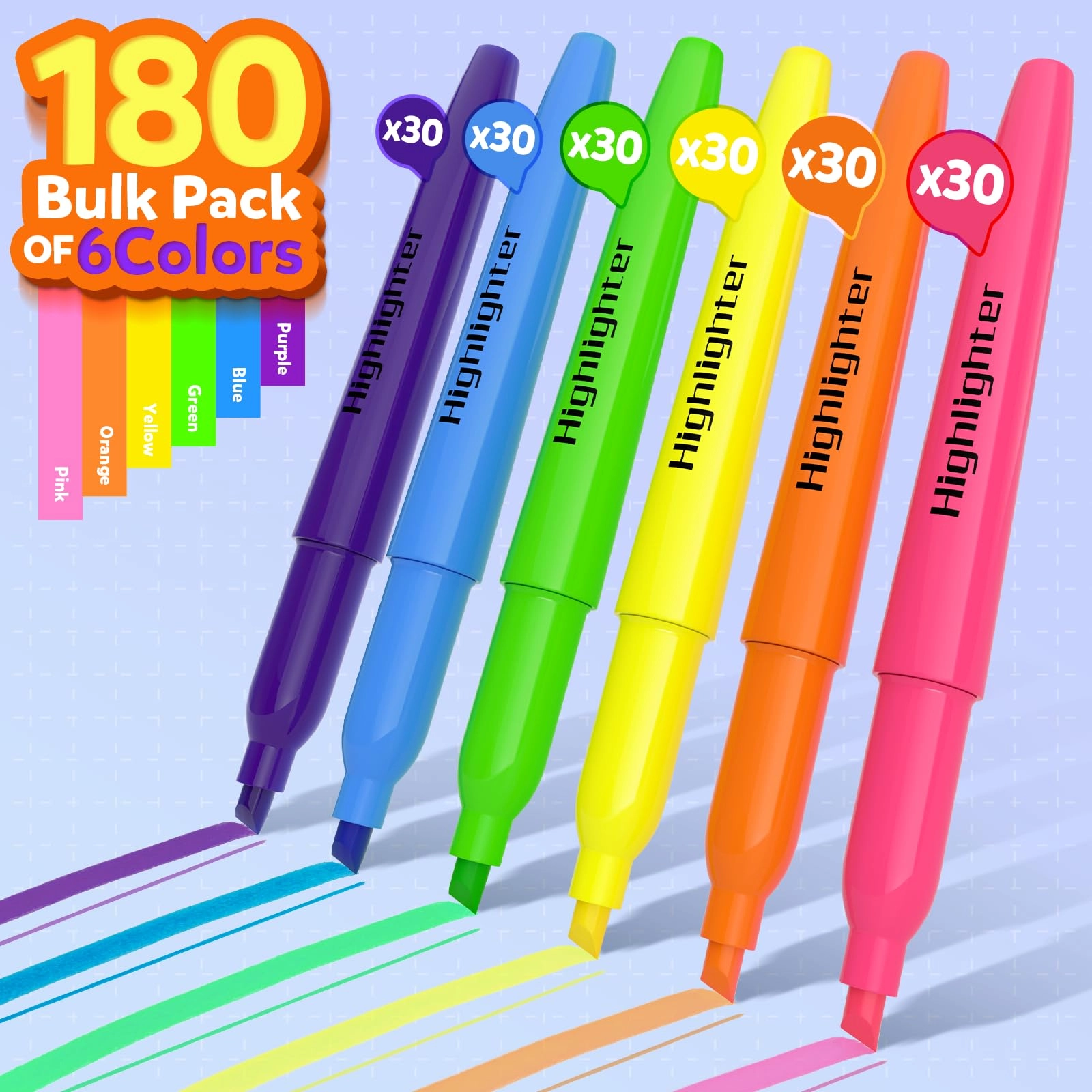 Highlighters - Multicolor Chisel