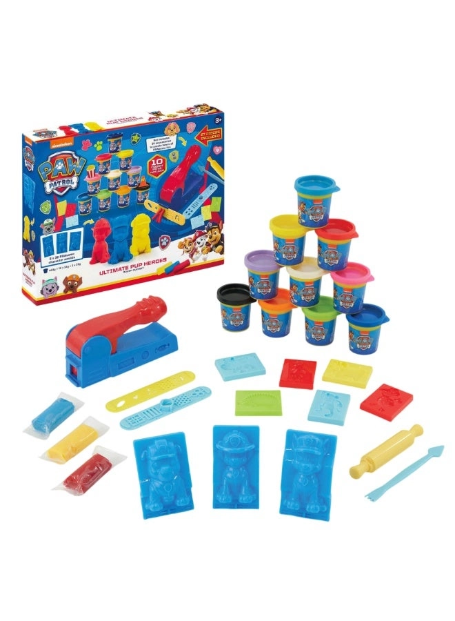 Nickelodeon Paw Patrol Ultimate Pup Heroes Play Dough Set 27pcs.