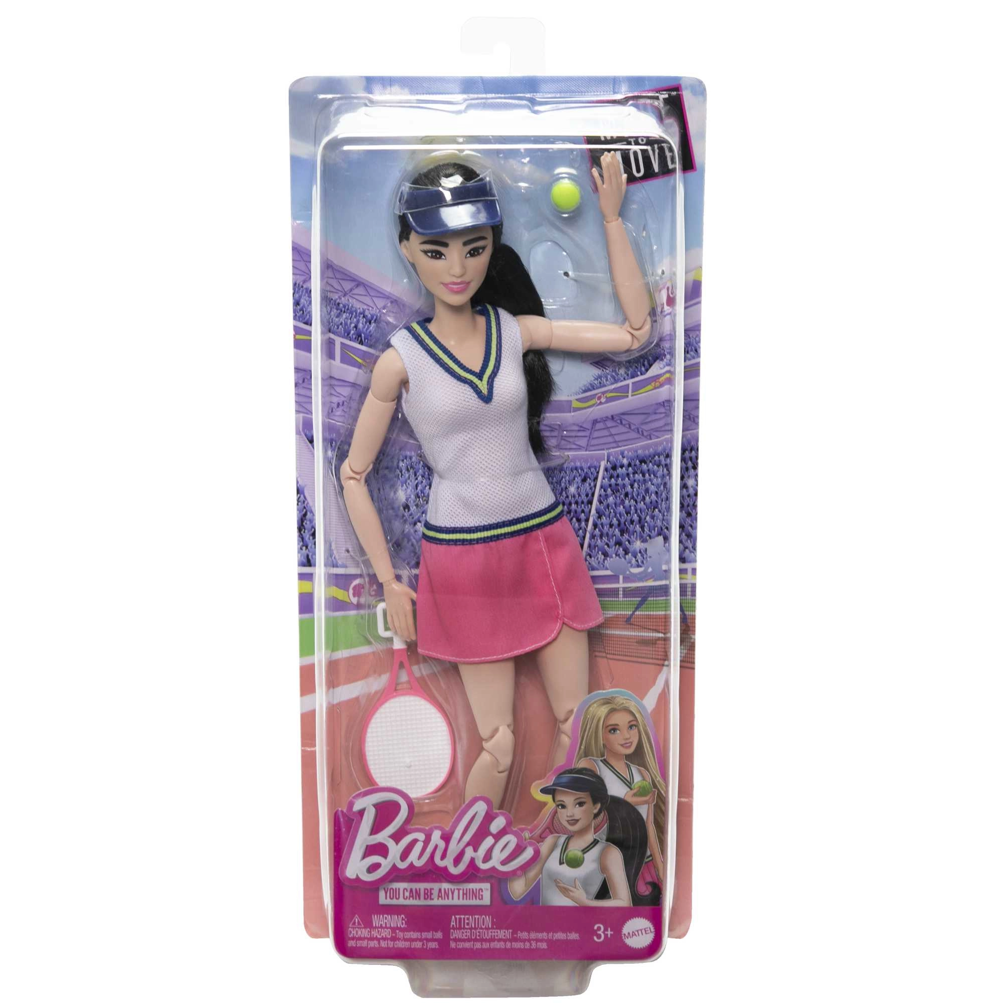 Barbie Tennis Player - Racket and Ball Ages 3+