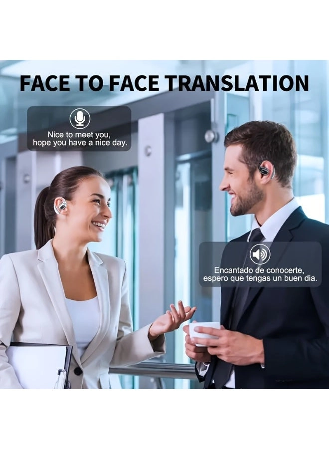 Wireless translation headset - 144 Languages
