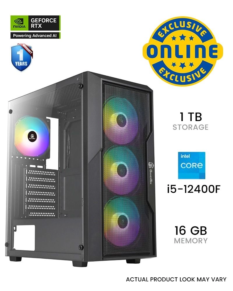 GamerTek Zenith - 16GB 1TB i5-12400F