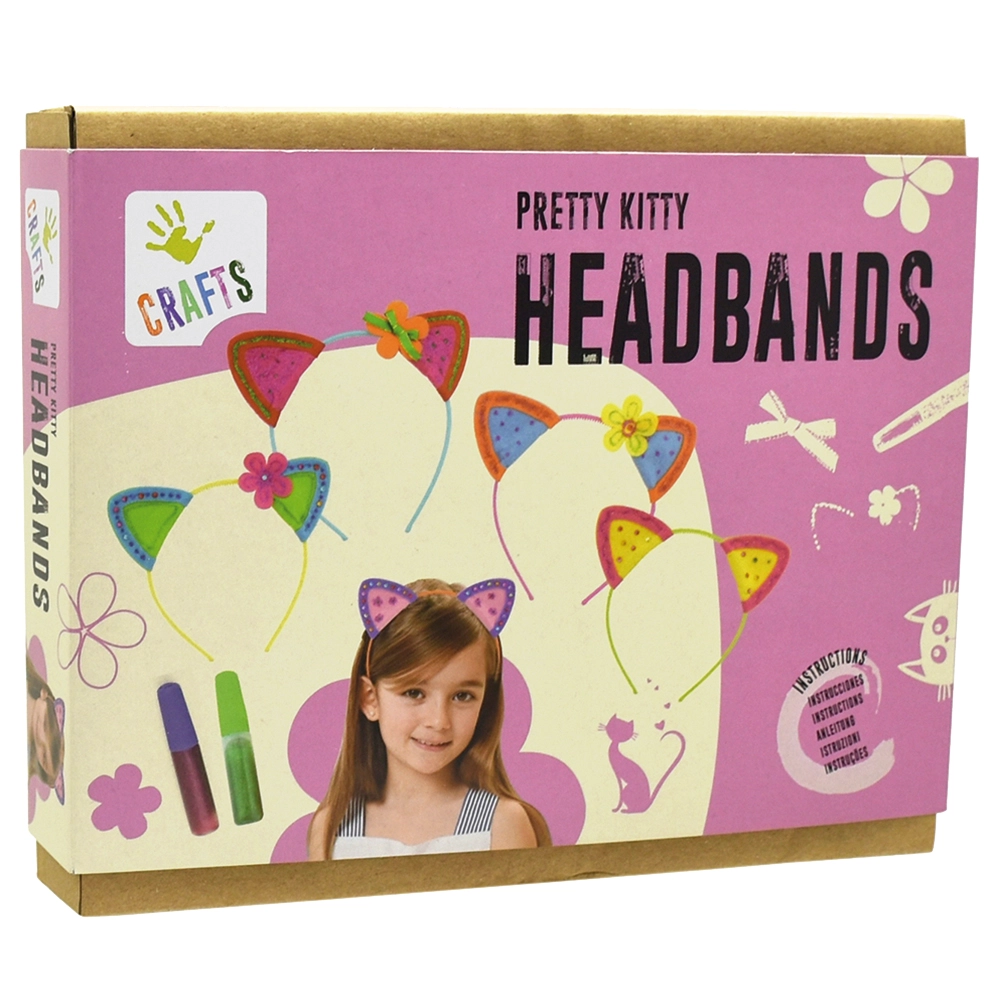 ANDREU Toys Pretty Kitty Headbands Kit - Suitable for 6 years and above