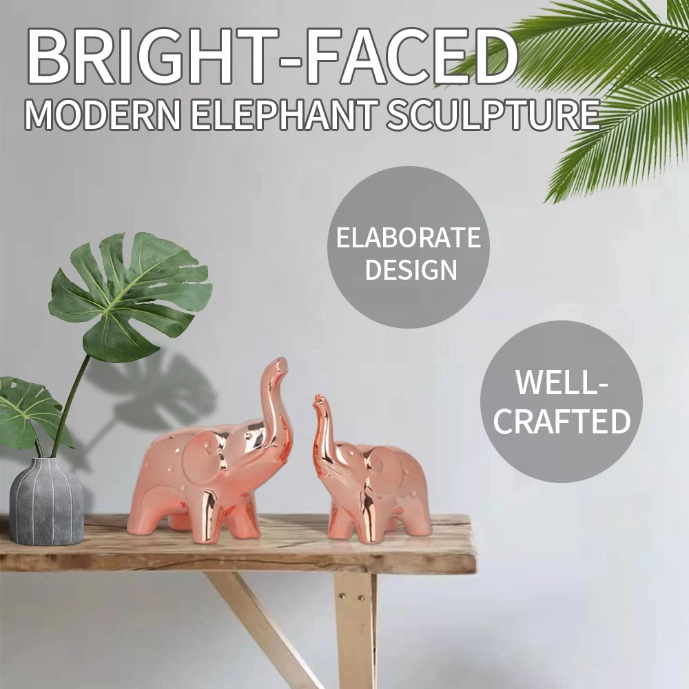 Elephant Statue - Ceramic , Resin