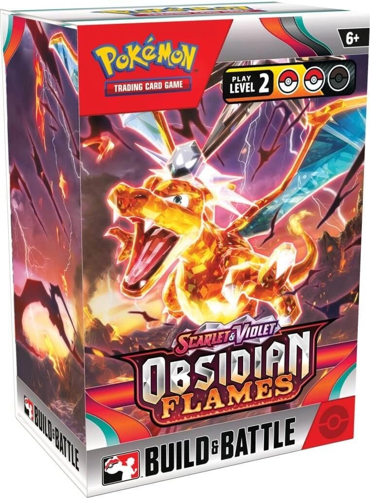 Pokémon Scarlet & Violet 3 Obsidian Flames Build & Battle Box