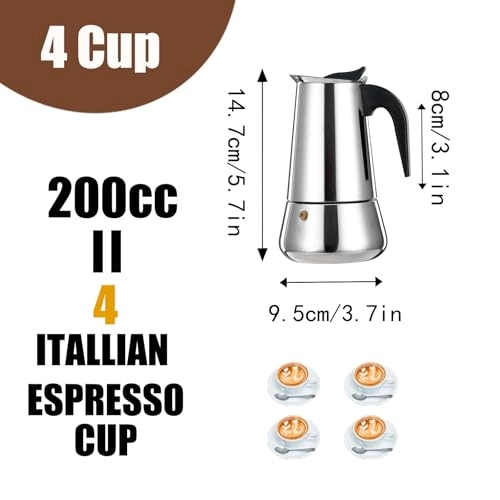 Moka Pot - Aluminum Stovetop