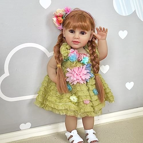 Nanjing Tianzeng Gifts Co.,Ltd Reborn Baby Doll - 22 inch Silicone Weighted Ages 3+