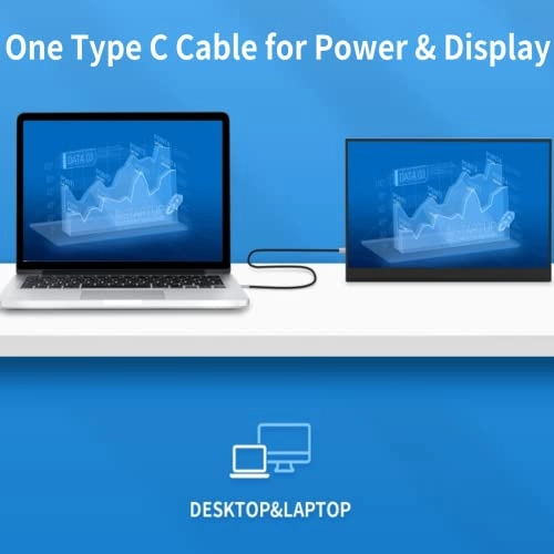 Portable Touchscreen Monitor - 1920 x 1080 Pixels 15.6 Inches