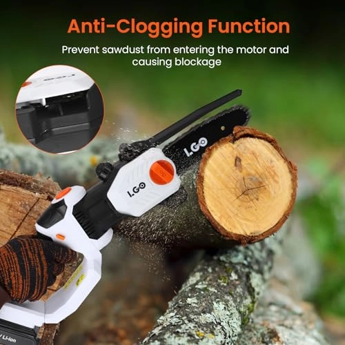 20V Cordless Mini Chainsaw - 3800 Watts