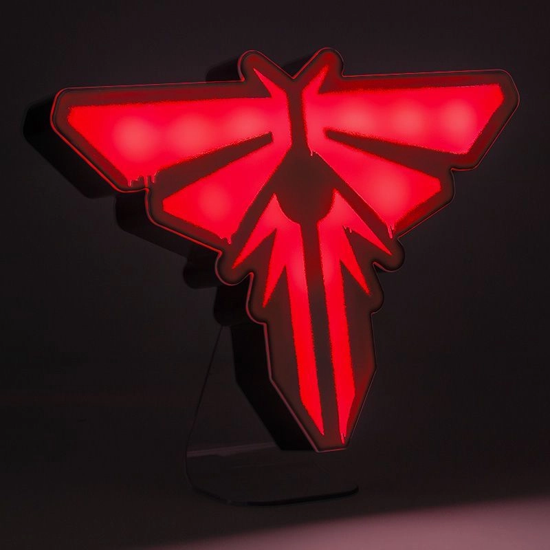 Firefly Logo Light - red and white