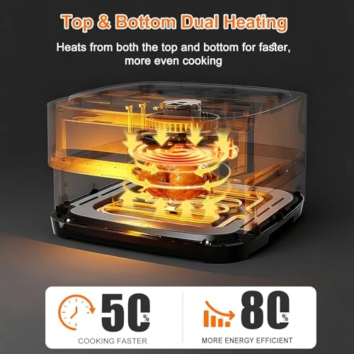 Air Fryer Dual Heating