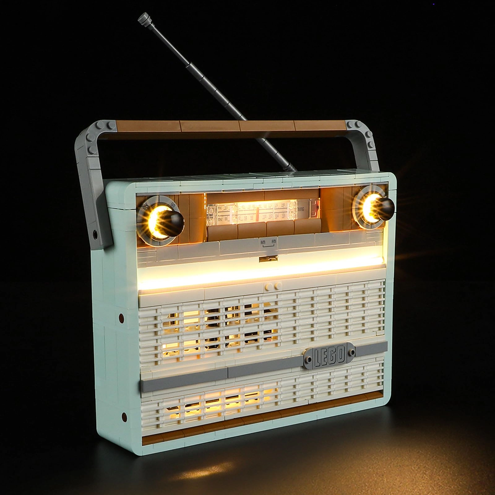 GEAMENT Icons 10334 - LED Light Kit Blue Retro Radio