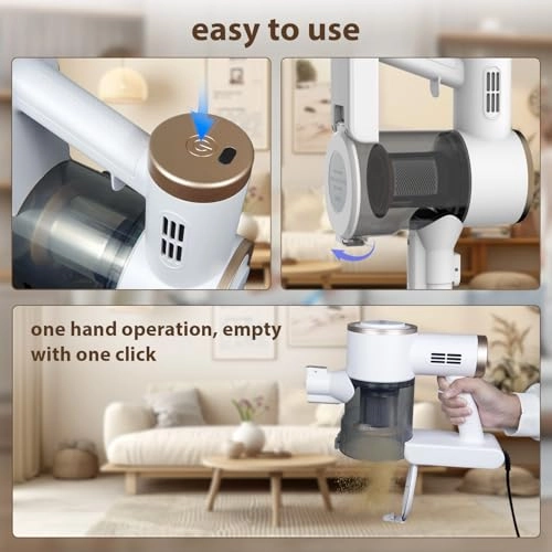 Stick Vacuum Cleaner - 2 in 1 Mopping