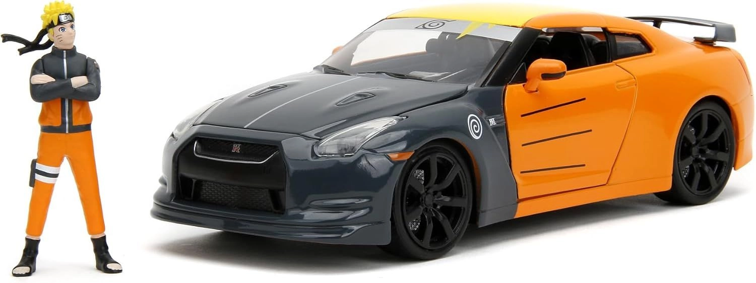 Jada Naruto - Naruto Shippuden - 1:24 Figure + Nissan GT-R - 2009