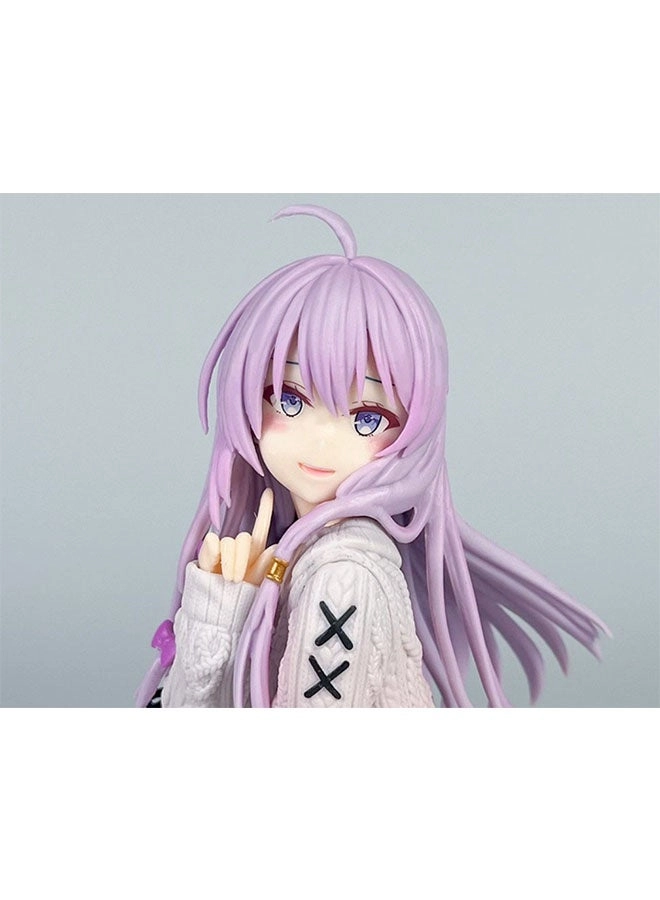 Sitting Elaina in Sweater Figurine - PVC