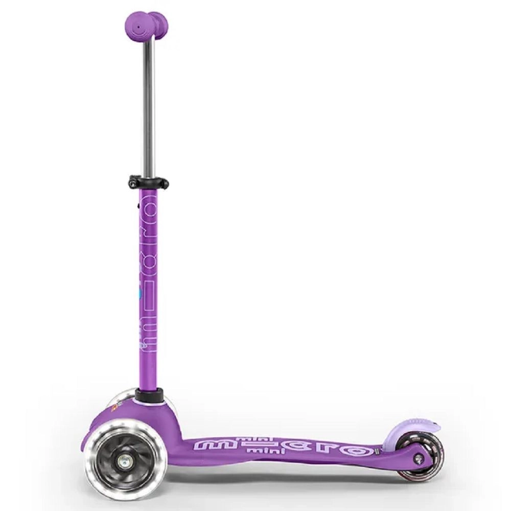 Mini Deluxe 3-Wheel Kick Scooter – 120/85 mm LED