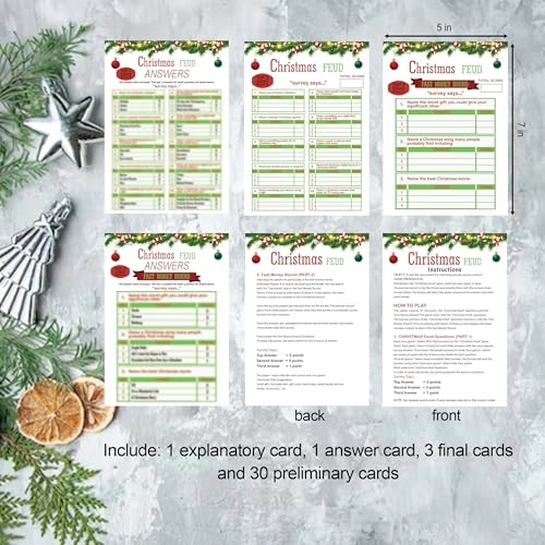 Christmas Feud Game - 15+