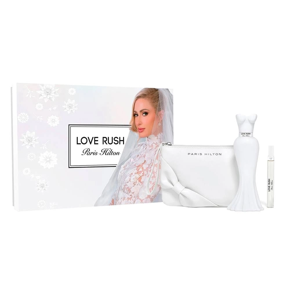 Paris Hilton Love Rush - 100Ml + Love Rush - 10Ml + Pouch - Transparent/Combination