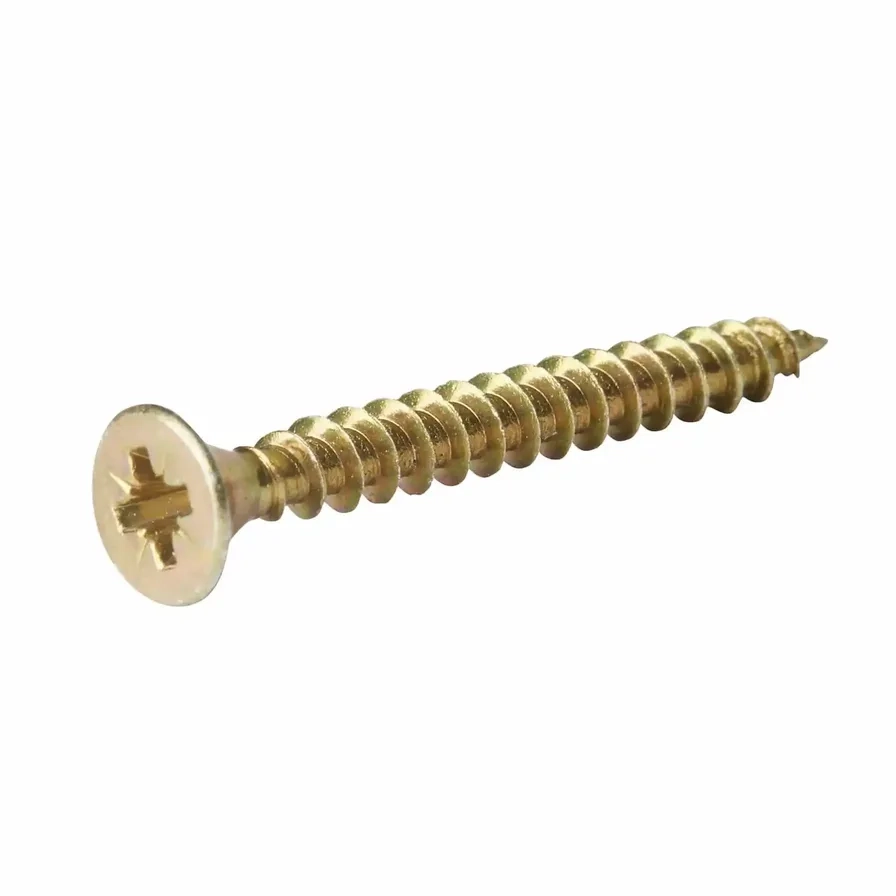 Zinc-Plated Carbon Steel Wood Screw Pack 6mm 50mm